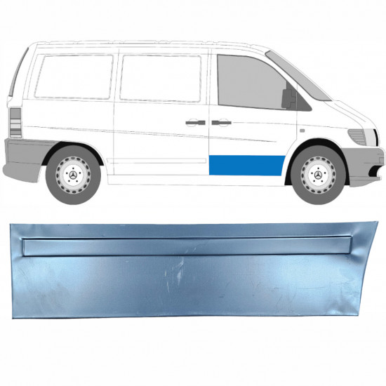 Etuoven ulompi korjausosa varten Mercedes Vito 1996-2003 / Oikea 8273