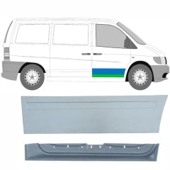 Sisäinen ja ulkoinen etuoven korjauspaneeli varten Mercedes Vito I W638 1996-2003 / Oikea / Sarja 9789
