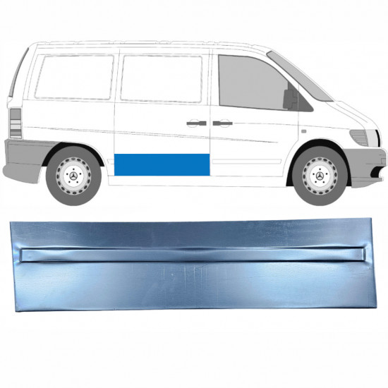 Liukuoven korjauspaneeli ulkoinen varten Mercedes Vito 1996-2003 / Oikea 8279