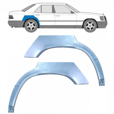 Takalokasuoja korjaussarja varten Mercedes W124 1984-1996 / Vasen+Oikea / Sarja 9160