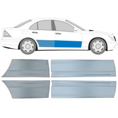 Etu- ja takaoven korjauspaneeli varten Mercedes C-Class W203 2000-2007 / Vasen+Oikea / Sarja 10672