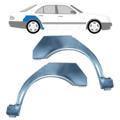 Takalokasuoja korjaussarja varten Mercedes E-Class W210 1995-2003 / Vasen+Oikea / Sarja 9456