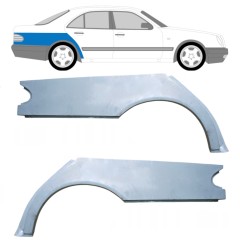 Takalokasuoja korjaussarja varten Mercedes E-Class W210 1995-2003 / Vasen+Oikea / Sarja 9455
