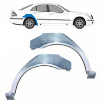 Takalokasuoja korjaussarja varten Mercedes E-class 2002-2009 / Vasen+Oikea / Sarja 10644