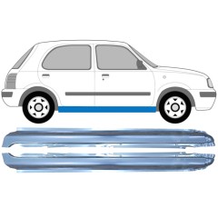 Kynnyspelti varten Nissan Micra K11 1992-2003 / Vasen+Oikea / Sarja 9640