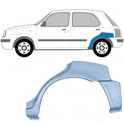 Takalokasuoja korjaussarja varten Nissan Micra 1992- / Vasen 7199