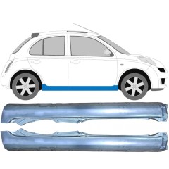 Kynnyspelti varten Nissan Micra K12 2002-2010 / Vasen+Oikea / Sarja 9628