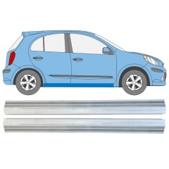 Kynnyspelti korjauspaneeli varten Nissan Micra K13 2010-2017 / Vasen+Oikea / Sarja 15215