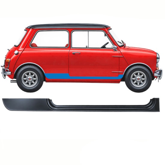 Kynnyspelti varten Austin Mini Cooper 1959-1969 / Oikea 10875
