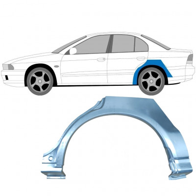 Takalokasuoja korjaussarja varten Mitsubishi Galant 1996-2003 / Vasen 6337
