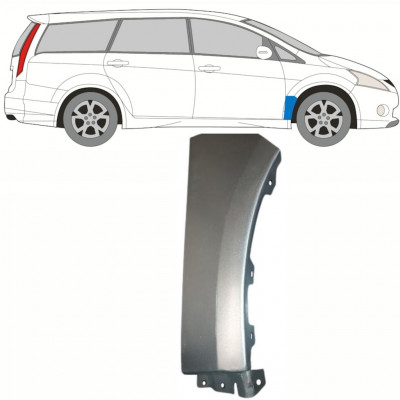 Etulokasuojan korjauspelti varten Mitsubishi Grandis 2004-2011 / Oikea 8389