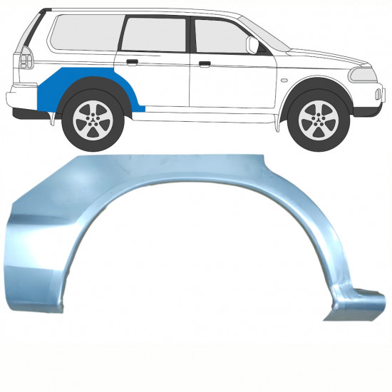 Takalokasuoja korjaussarja varten Mitsubishi Pajero Sport 1996-2008 / Oikea 8081