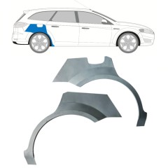Takalokasuoja korjaussarja varten Ford Mondeo 2007-2010 / Vasen+Oikea / COMBI / SEDAN / Sarja 16849