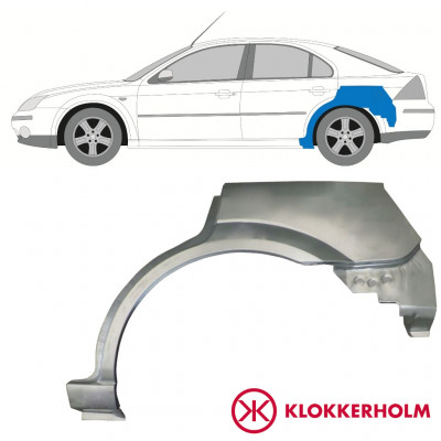 Takalokasuoja korjaussarja varten Ford Mondeo 2000-2007 / Vasen 11035