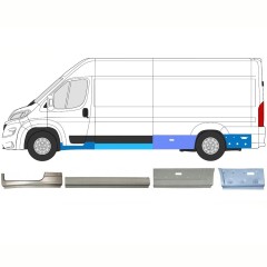 Korjauspaneeli aseta varten Opel Movano 2021-2026 / Vasen 16808