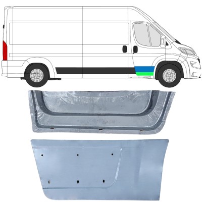 Sisäinen ja ulkoinen etuoven korjauspaneeli varten Opel Movano 2021-2026 / Oikea 16478