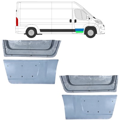 Sisäinen ja ulkoinen etuoven korjauspaneeli varten Opel Movano 2021-2026 16480