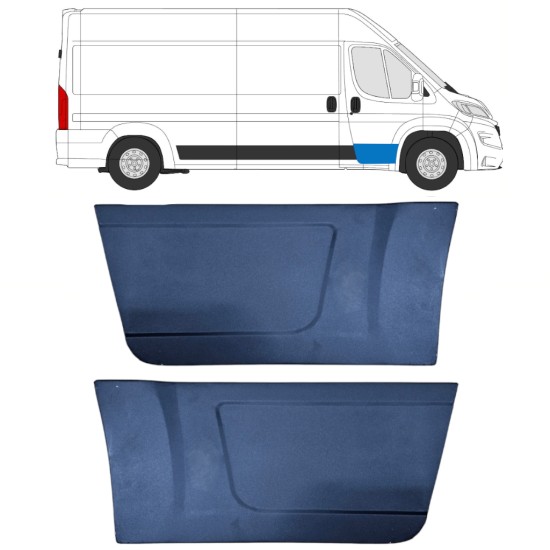 Etuoven korjausosa varten Opel Movano 2021-2026 / Vasen+Oikea / Sarja 16449