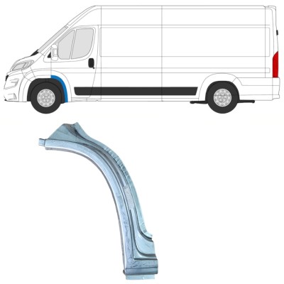 Etukaari korjauspaneeli varten Opel Movano 2021-2026 / Vasen 16410