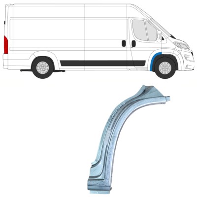 Etukaari korjauspaneeli varten Opel Movano 2021-2026 / Oikea 16409