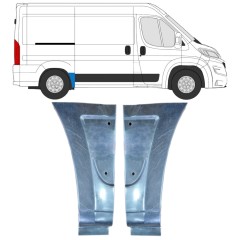 Takalokasuoja korjaussarja varten Opel Movano 2021-2026 / Vasen+Oikea 16499