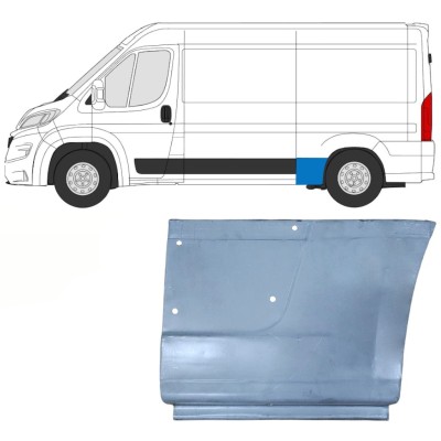 Takalokasuoja korjaussarja varten Opel Movano 2021-2026 / Vasen 16510