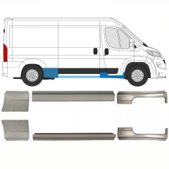 Korjauspaneeli aseta varten Opel Movano 2021-2026 / Vasen+Oikea 16427