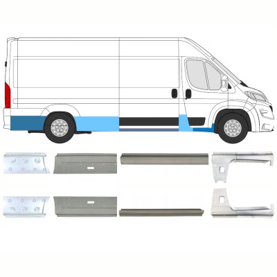 Korjauspaneeli aseta varten Opel Movano 2021-2026 / Vasen+Oikea / 16446