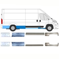 Korjauspaneeli aseta varten Opel Movano 2021-2026 / Vasen+Oikea 16465