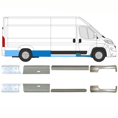 Korjauspaneeli aseta varten Opel Movano 2021-2026 / Vasen+Oikea 16470