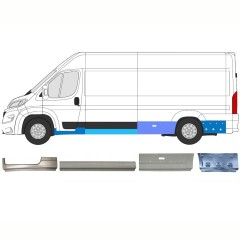 Korjauspaneeli aseta varten Opel Movano 2021-2026 / Vasen 16797