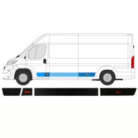 Sivulistat sarja varten Opel Movano 2021-2026 / Vasen / 14425