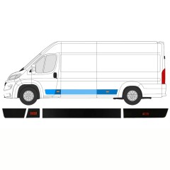 Sivulistat sarja varten Opel Movano 2021-2026 / Vasen / 14425