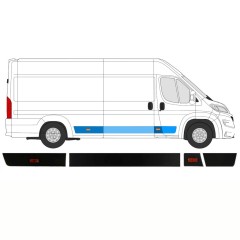 Sivulistat sarja varten Opel Movano 2021-2026 / Oikea / 14422
