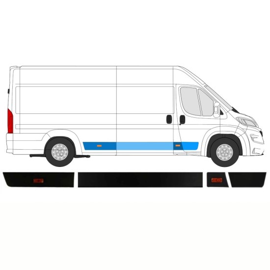 Sivulistat sarja varten Opel Movano 2021-2026 / Oikea / 14422
