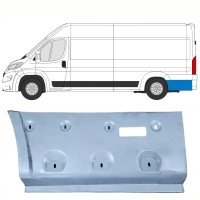 Takalokasuoja korjaussarja varten Opel Movano 2021-2026 / Vasen 16494