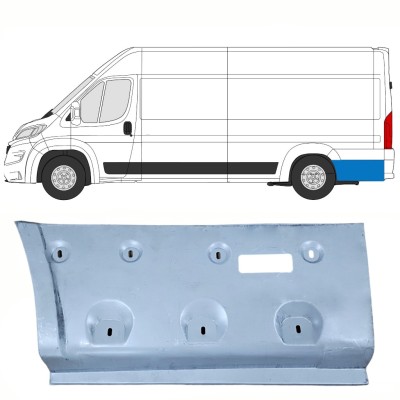 Takalokasuoja korjaussarja varten Opel Movano 2021-2026 / Vasen 16494