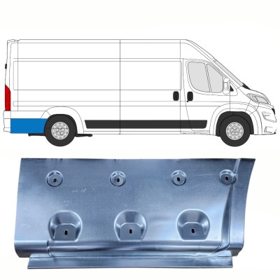 Takalokasuoja korjaussarja varten Opel Movano 2021-2026 / Oikea 16530