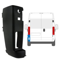 Takapuskurin kulma 180 astetta varten Opel Movano 2021-2026 / Vasen 15802