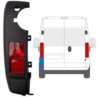 Takapuskurin kulma valolla varten Opel Movano 2021-2026 / Vasen / Sarja 15773