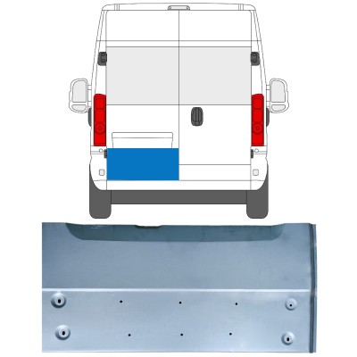 Korjauspellit takaoven varten Opel Movano 2021-2026 / Vasen 16515