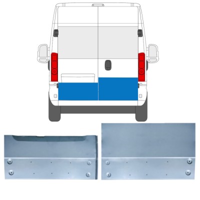 Korjauspellit takaoven varten Opel Movano 2021-2026 / Vasen+Oikea 16516