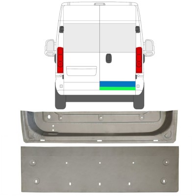 Korjauspellit takaoven varten Opel Movano 2021-2026 / Oikea / Sarja 16517