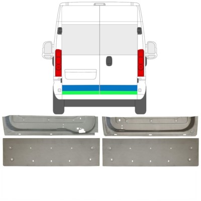 Korjauspellit takaoven varten Opel Movano 2021-2026 16519