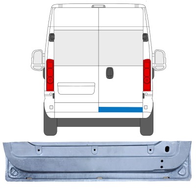 Korjauspellit takaoven varten Opel Movano 2021-2026 / Oikea 16504