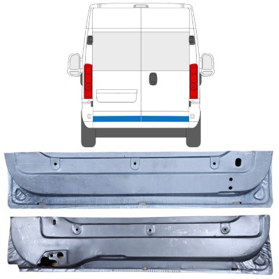 Korjauspellit takaoven varten Opel Movano 2021-2026 / Vasen+Oikea 16506