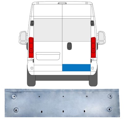 Korjauspellit takaoven varten Opel Movano 2021-2026 / Oikea 16512