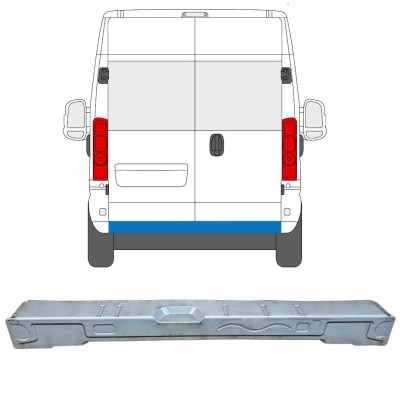 Takatakan korjauspaneeli varten Opel Movano 2021-2026 16872