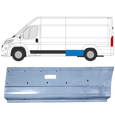 Takalokasuoja korjaussarja varten Opel Movano 2021-2026 / Vasen 16496