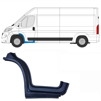 Helmapelti etuoven alle varten Opel Movano 2021-2026 / Vasen 16413